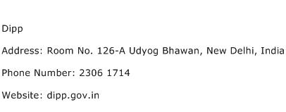 Dipp Address Contact Number