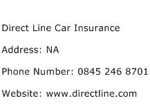 Direct Line Car Insurance Address Contact Number