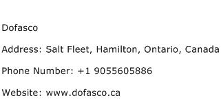 Dofasco Address Contact Number