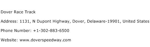 Dover Race Track Address Contact Number