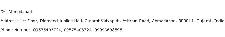 Drt Ahmedabad Address Contact Number