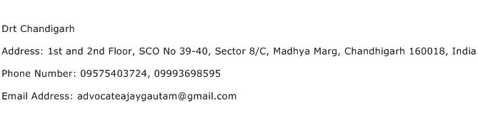 Drt Chandigarh Address Contact Number