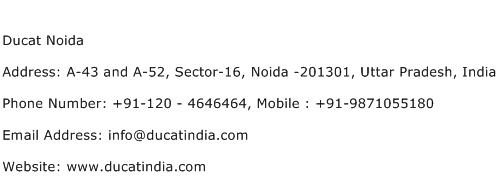 Ducat Noida Address Contact Number