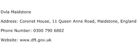 Dvla Maidstone Address Contact Number