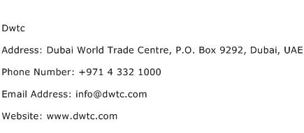 Dwtc Address Contact Number
