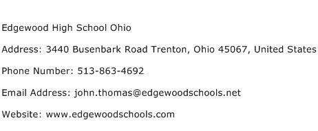 Edgewood High School Ohio Address Contact Number