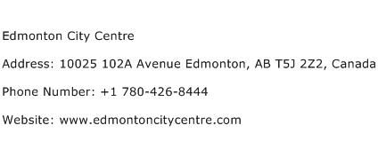 Edmonton City Centre Address Contact Number