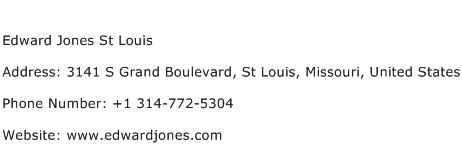 Edward Jones St Louis Address Contact Number