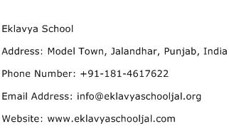 Eklavya School Address Contact Number