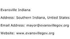Evansville Indiana Address Contact Number
