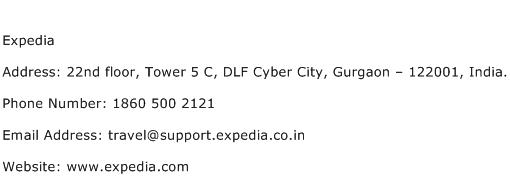 Expedia Address Contact Number
