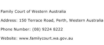 Download Family Court of Western Australia Address, Contact Number ...