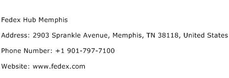 Fedex Hub Memphis Address Contact Number