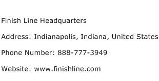 Finish Line Headquarters Address Contact Number