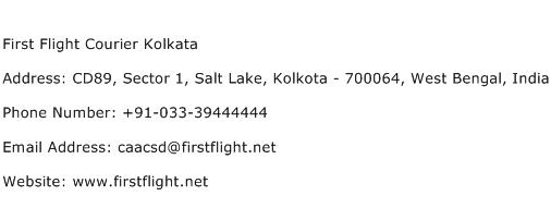 First Flight Courier Kolkata Address Contact Number