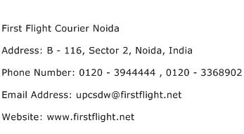 First Flight Courier Noida Address Contact Number
