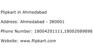 Flipkart in Ahmedabad Address Contact Number
