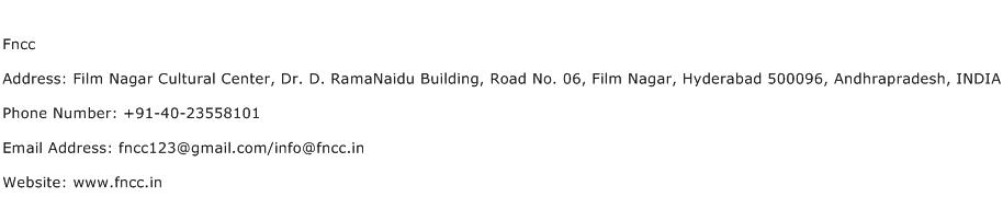 Fncc Address Contact Number