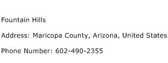 Fountain Hills Address Contact Number