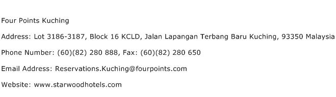 Four Points Kuching Address Contact Number