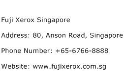 Fuji Xerox Singapore Address Contact Number