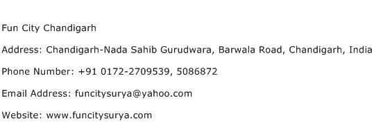Fun City Chandigarh Address Contact Number