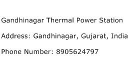 Gandhinagar Thermal Power Station Address Contact Number