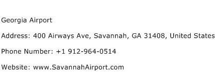 Georgia Airport Address Contact Number