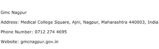 Gmc Nagpur Address Contact Number