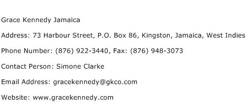 Grace Kennedy Jamaica Address Contact Number