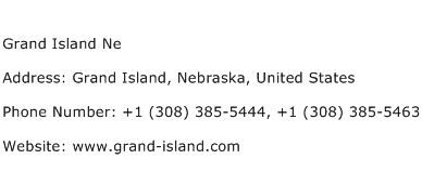 Grand Island Ne Address Contact Number