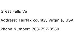 Great Falls Va Address Contact Number