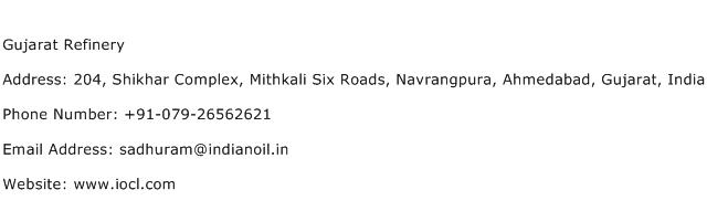 Gujarat Refinery Address Contact Number