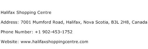 Halifax Shopping Centre Address Contact Number