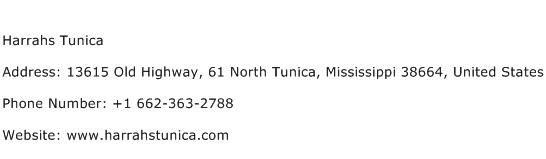 Harrahs Tunica Address Contact Number