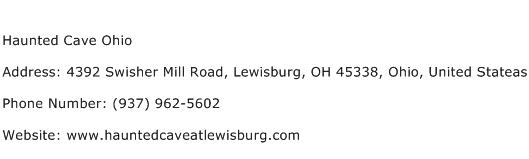 Haunted Cave Ohio Address Contact Number
