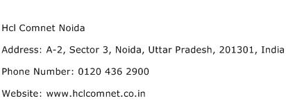 Hcl Comnet Noida Address Contact Number