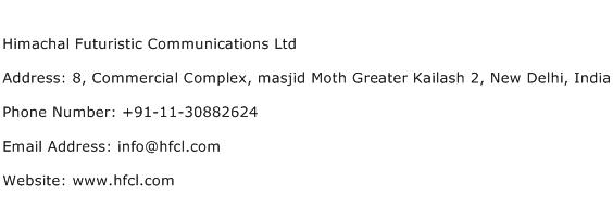 Himachal Futuristic Communications Ltd Address Contact Number