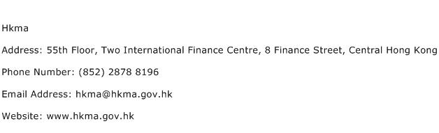 Hkma Address Contact Number