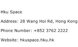 Hku Space Address Contact Number