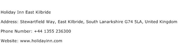 Holiday Inn East Kilbride Address Contact Number