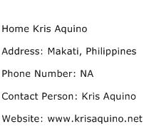 Home Kris Aquino Address Contact Number