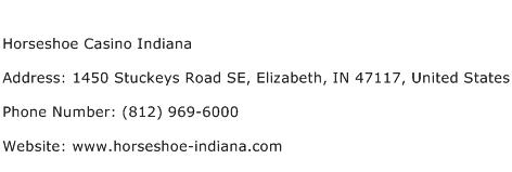 Horseshoe Casino Indiana Address Contact Number