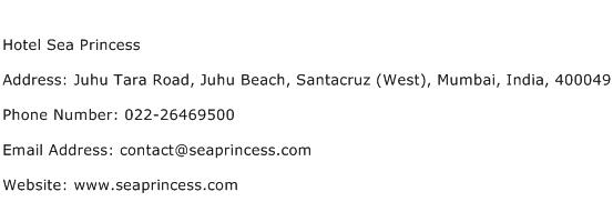 Hotel Sea Princess Address Contact Number