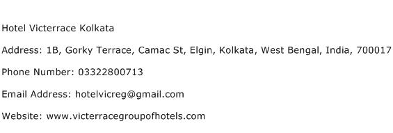 Hotel Victerrace Kolkata Address Contact Number