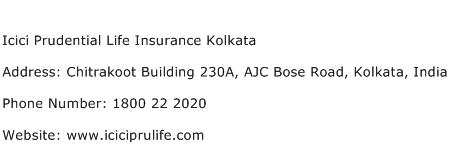 Icici Prudential Life Insurance Kolkata Address Contact Number