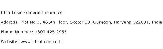 Iffco Tokio General Insurance Address Contact Number