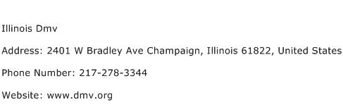 Illinois Dmv Address Contact Number