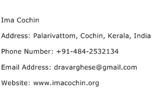 Ima Cochin Address Contact Number