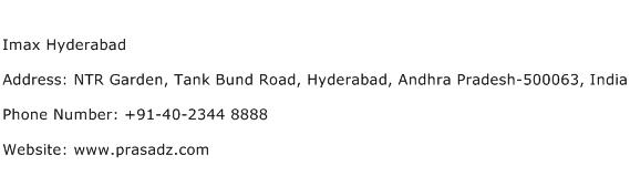 Imax Hyderabad Address Contact Number